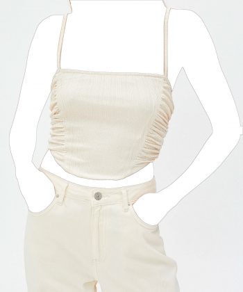 تاپ نیم تنه زنانه کوتون Koton کد 3SAK10021EK