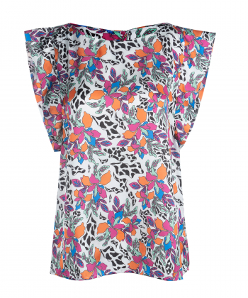 بلوز طرح دار زنانه سرژه Serge کد 202279