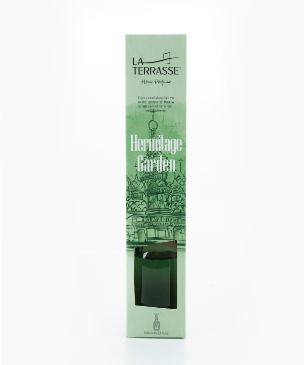 عطر خوشبوکننده محیط لاتراس La Terrasse مدل Hermitage Garden حجم 100 میلی‌لیتر