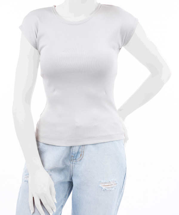 تیشرت آستین کوتاه نخ پنبه زنانه تیارا مدل am-tia-302341360