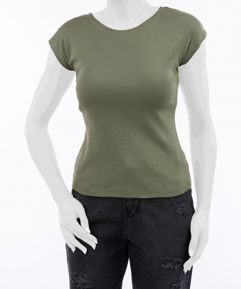 تیشرت آستین کوتاه نخ پنبه زنانه تیارا مدل am-tia-302341360