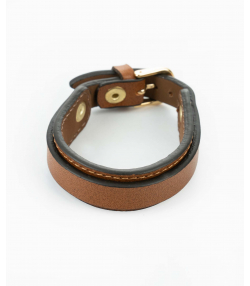 دستبند بچگانه چرم طبیعی بیسراک Bisrak کد LeatherBracelet-K101N