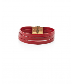 دستبند چرم طبیعی بیسراک Bisrak کدLeatherBracelet-104