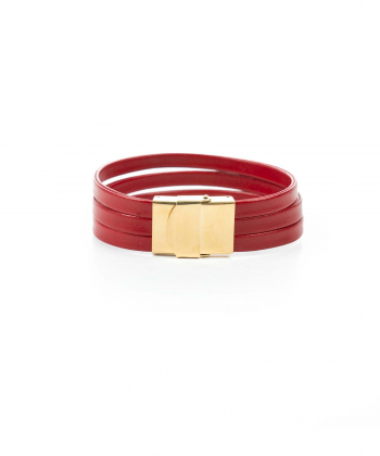 دستبند چرم طبیعی بیسراک Bisrak کدLeatherBracelet-104