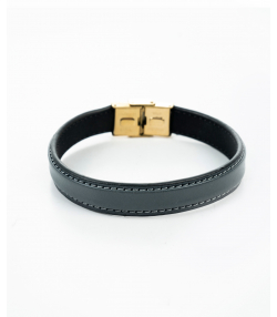 دستبند چرم طبیعی بیسراک Bisrak کد LeatherBracelet-B103N