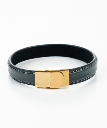 دستبند چرم طبیعی بیسراک Bisrak کد LeatherBracelet-B103N