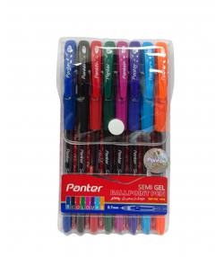 خودکار Semi Gel پنتر Panter مدل SGP102 بسته 8 عددی