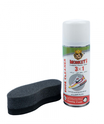 اسپری 3 کاره تمیز کننده کفش برند پی لس Brand Payless مدل Monkey