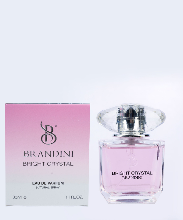 عطر جیبی زنانه برندینی Brandini مدل Bright Crystal حجم 33 میلی‌لیتر