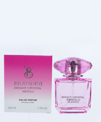 عطر جیبی زنانه برندینی Brandini مدل Bright Crystal Absolu حجم 33 میلی لیتر