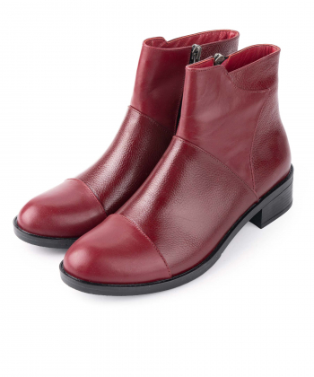 نیم بوت چرم طبیعی زنانه چرمیران Charmiran کد 1041