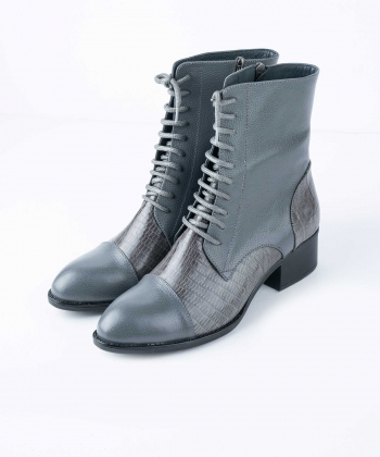 نیم بوت چرم طبیعی زنانه چرمیران Charmiran کد bw1045