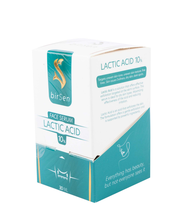 سرم  لاکتیک اسید 10% لایه بردار ملایم و روشن کننده بیرسن Birsen حجم 30 میلی‌لیتر