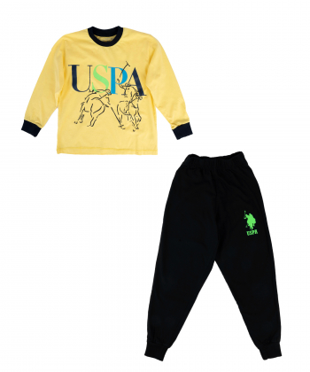ست تیشرت و شلوار پسرانه یو اس پولو کیدز US Polo Kids کد t10406