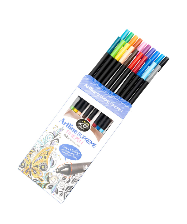 روان نویس آرت لاین Artline مدل Supreme بسته 20عددی