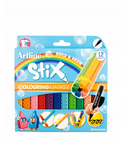 ماژیک 12 رنگ نقاشی لاین Artline مدل اسیتیس