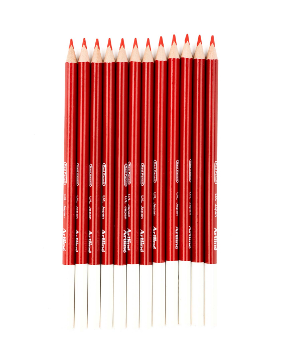 مداد قرمز آرت لاین Artline مدل 6269094 بسته 12 عددی