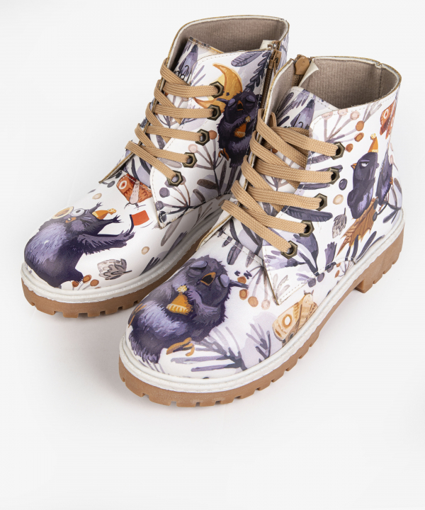 نیم بوت طرح دار زنانه دندی Dandy کد boot1100