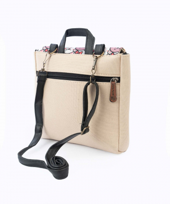 کیف دوشی برزنت زنانه وندی مدل am-va-1133
