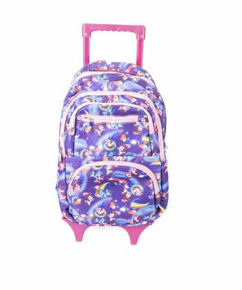کوله پشتی چرخدار دخترانه بالون Balloon کد 2002