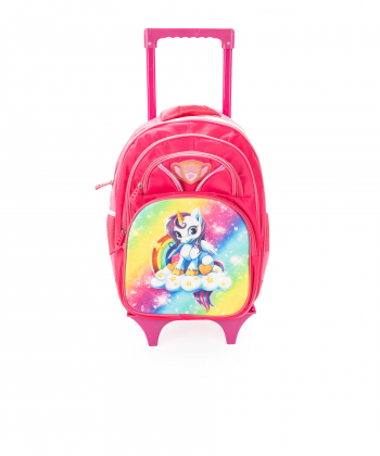کوله پشتی چرخدار دخترانه بالون Balloon کد 2006