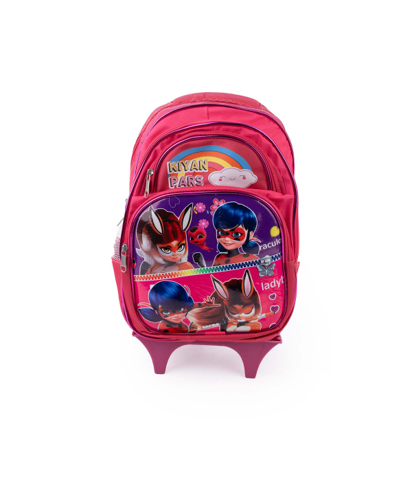 کوله پشتی چرخدار دخترانه بالون Balloon کد 2007