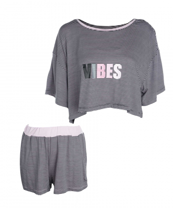 تیشرت و شلوارک زنانه ناربن Narbon طرح پارمیس