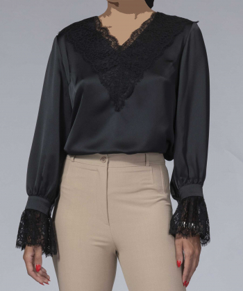 بلوز آستین بلند زنانه برنس مدل فلوریا