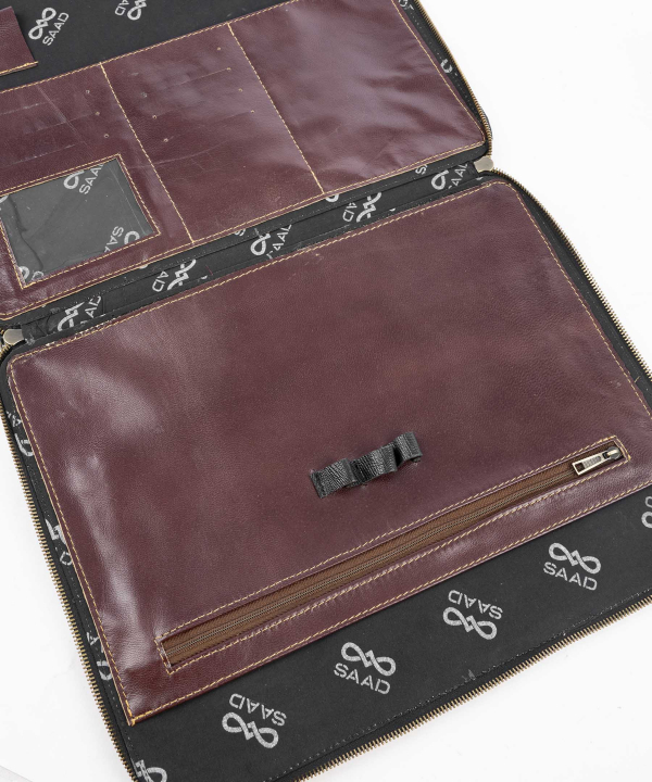 کیف اداری چرم طبیعی صاد Saad کد AA1013