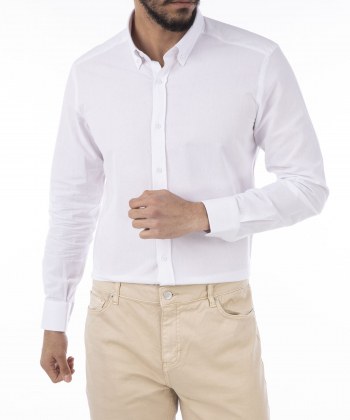 پیراهن آستین بلند مردانه سه دو مدل 3SM45NW0531