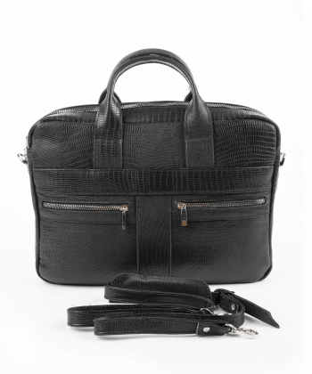 کیف اداری مردانه چرم طبیعی صاد Saad کد AR0101