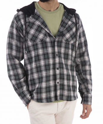 پیراهن کلاه دار مردانه آر ان اس RNS کد 12201681