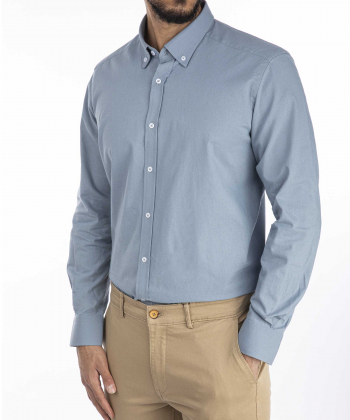 پیراهن آستین بلند مردانه سه دو مدل 3SM45NW0531