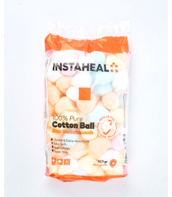 پنبه توبک رنگی بهداشتی و آرایشی اینستاهیل Instaheal