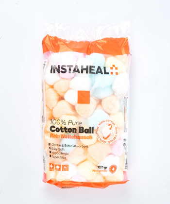 پنبه توبک رنگی بهداشتی و آرایشی اینستاهیل Instaheal