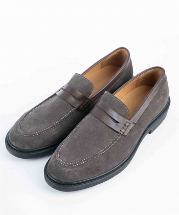 کفش کالج چرم طبیعی مردانه چرم آرا CharmAra کد sh107
