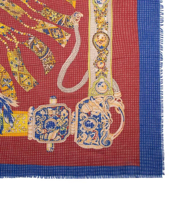 روسری بزرگ طرح خورشید سرژه Serge