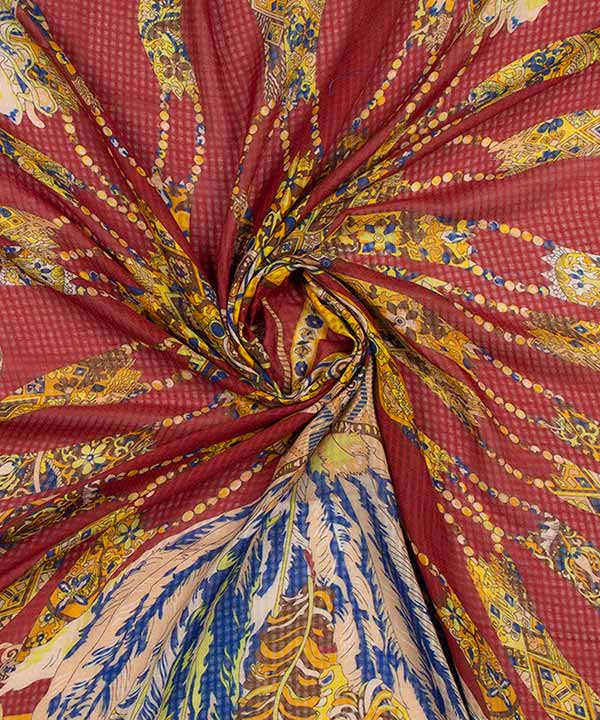 روسری بزرگ طرح خورشید سرژه Serge