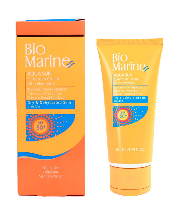 کرم ضد آفتاب رطوبت رسان spf50 بایومارین Bio Marin حجم 50 میلی‌لیتر
