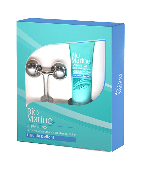 کیت کرم ماساژ و ماساژور سه بعدی بایومارین Bio Marin