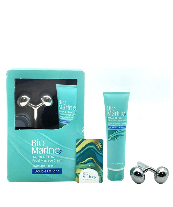 کیت کرم ماساژ و ماساژور سه بعدی بایومارین Bio Marin