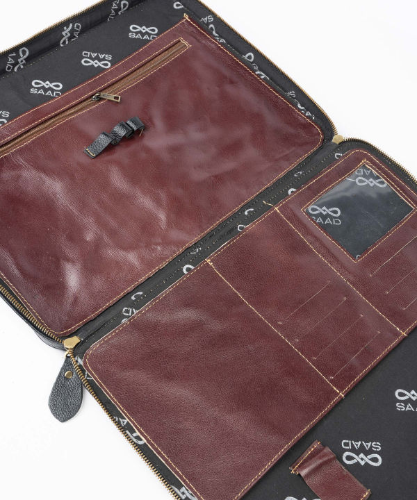 کیف کلاسور چرم طبیعی صاد Saad کد AA1109