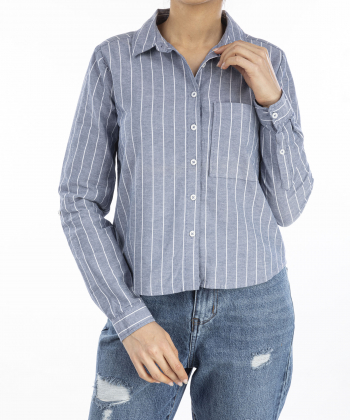 شومیز نخی آستین بلند زنانه کالینز مدل CL1027690