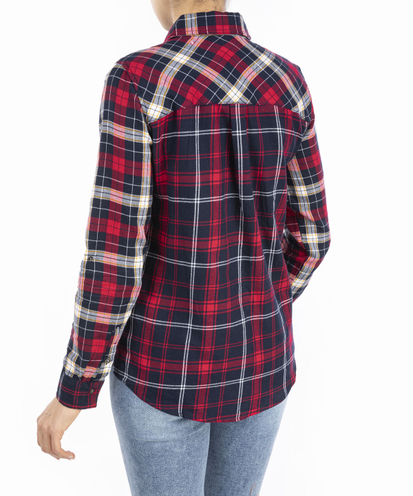 شومیز چهارخانه زنانه کالینز Colins کد CL1036284