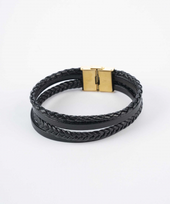 دستبند چرم طبیعی بیسراک Bisrak کد 302N