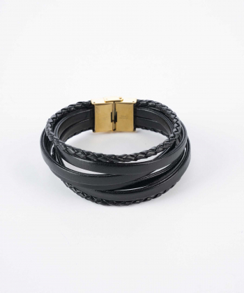 دستبند چرم طبیعی بیسراک Bisrak کد 306N