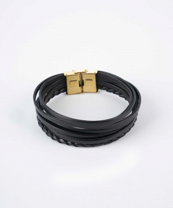 دستبند چرم طبیعی بیسراک Bisrak کد 320N