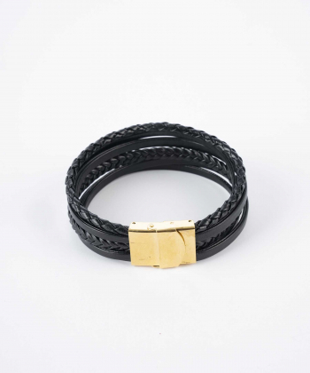 دستبند چرم طبیعی بیسراک Bisrak کد 303N