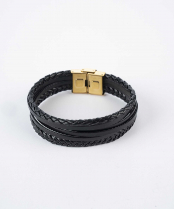 دستبند چرم طبیعی بیسراک Bisrak کد 323N