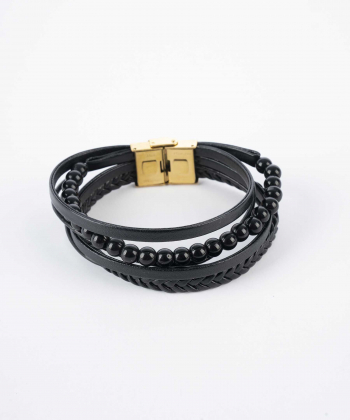 دستبند چرم طبیعی بیسراک Bisrak کد 301N